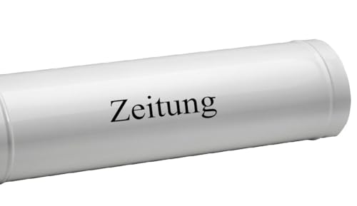 Zeitungs Schriftzug Aufkleber Kennzeichnungs Aufkleber für Zeitungsrollen (RPM3) (Nr.6 15cm)