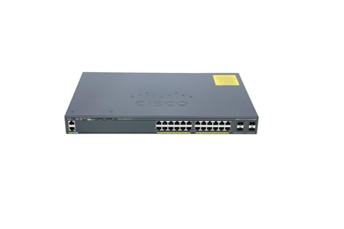 Cisco Catalyst WS-C2960X-24TS-L 2960X 24 Port Gigabit Ethernet Switch (Renewed)