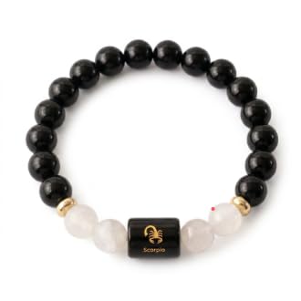 Image of ARDEN Zodiac Crystal Bracelet for Men & Women | All Rashi Crystal Bracelets | Natural Healing Stone Astrology Bracelets | Adjustable Energy Bracelet for Wealth, Positivity & Protection | Birthday Gift