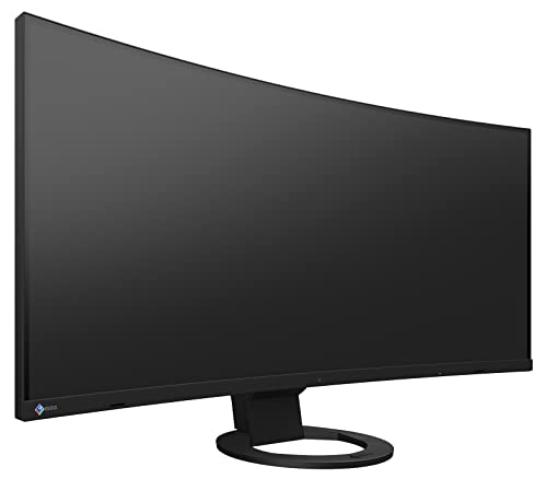 Image of EIZO FlexScan EV3895 Monitor for PC 37.5 Inch Curved Ultrawide UWQHD+ (3840x1600) IPS Display with USB-C (85W), Built-in LAN, KVM Switch, Eye Care, Ergonomic Stand for Office, Trading & Home Use