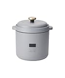 BRUNO ブルーノ 炊飯器 一人暮らし コンパクト 多機能 2合炊き 簡単 蒸し 煮込み 白米 玄米 おかゆ マルチ炊飯器 グレー BOE154-GY