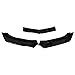 MUTUSAISI Front Bumper Lip Splitter Spoiler Compatible with 2016-2024 Chevy Camaro SS/ 2019-2024 LT LS RS, Air Chin Body Kit Accessories (Gloss Black)