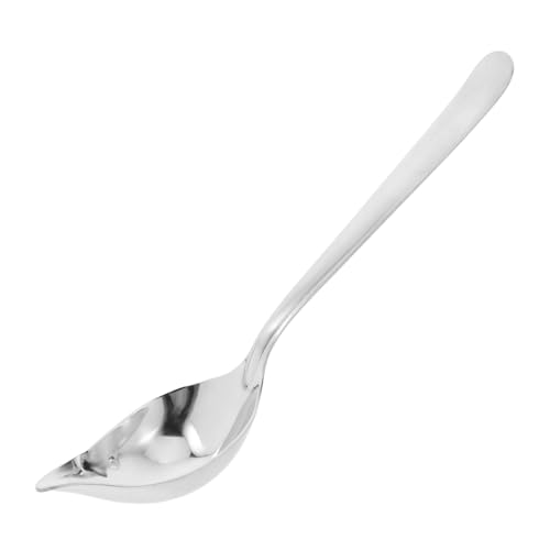Gatuida Cuchara Para Salsa Con Mango Largo Cuchara Para Mezclar Salsa Cuchara De Salsa Culinaria Cuchara De Salsa De Bistec Cucharón Para Servir Salsa Silver Acero Inoxidable 304