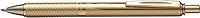 Pentel Energel Metallic Liquid Gel Pen 0.7mm Medium Nib Gold Barrel Black Ink In a Premium Case (BL407X-PBOX)