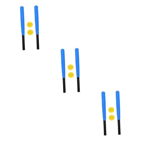 BESPORTBLE 3 Sets Foam Baseball Bat Soft Sponge Bat for Boys and Girls Lightweight Training Stick Perfect for Baseball Sports