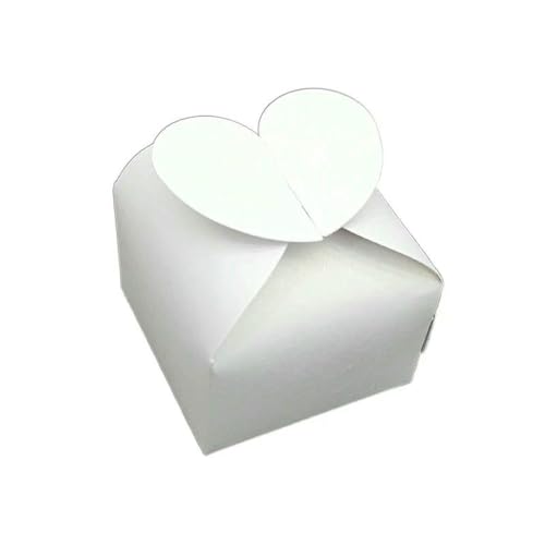 GLDFW 20/30/50 piezas de caja de regalo colorida con forma de corazón de amor, regalo de boda, caja de embalaje de chocolate, suministros de fiesta de cumpleaños