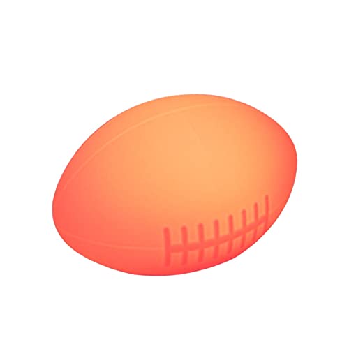 Huusuei Luz infantil en la noche Mini Rugby Color Cambiar LED Silicona Luces con USB Luces recargables por la noche para niños
