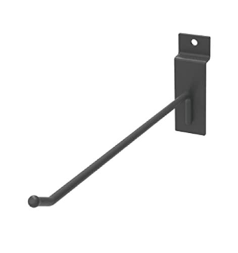 POETISKE Slatwall Hook Heavy Duty Grid Commercial Grade Metal Black Shelving Assortment Garage Storage Organizer 8 32pc