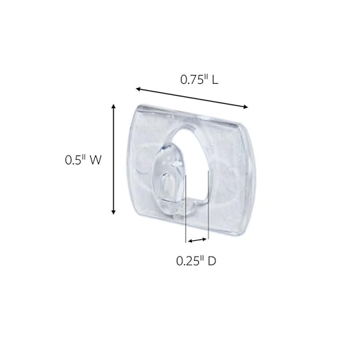 Command 17026CLR-ES Decorating Clips, Clear, 20-Clips (2 Pack) - image 3