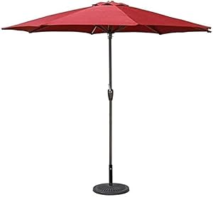 Sun Parasol Umbrella Garden Patio Umbrella 9ft Outdoor Sun Shade Umbrella Table Umbrella for Garden Pool Deck Market