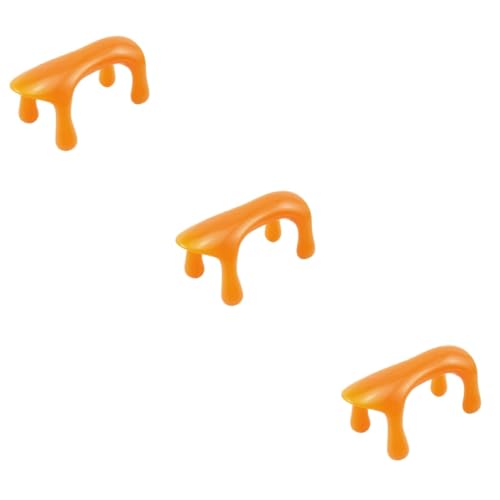 GOOHOCHY 3pcs Massaging Scraping Tool Masajeador Cervical Shoulder Massagers Headache Releazzzer The Face Guasha Tool for Face Facial Tools Neck Massage Board Face Massage Tools Scalp Comb