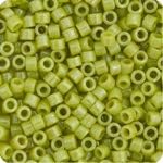 Miyuki Delica 11/0 Chartreuse Opaque Glazed Luster 50gms Bag of Japanese Glass Beads