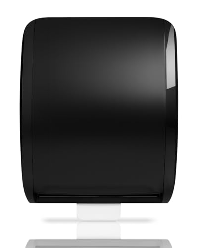 Blanc HYGIENIC Handtuchpapierspender Cosmos Autocut – Handtuchrollenspender zur Wandmontage, Schwarz