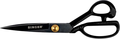 Image of SINGER 11-Inch Professional Tailor Scissors - Heavy-Duty Stainless Steel Blades | Ideal for Fabric, Leather, Denim & Upholstery (Scissor 11 Inch)