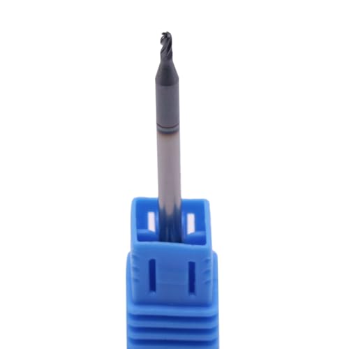 Image of BestParts 5Pcs 1 /16 inch Solid Carbide Ball Nose End Mills - Double End - AlTiN Coated, 4 Flute, 30 Degree Helix, 1 /16 inch Cutting Diameter, 1 /8 inch Shank Diameter, 1 /8 inch Length of Cut, 2 inch Overall Length