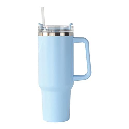 for Stanleys Water Bottle with Straw 40oz Tumbler with Straw and Lid Leak Proof Vacuum Insulated Water Bottle Travel Mug Cup Bottle for Women & Men