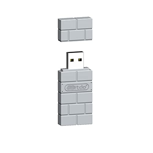 TwiHill Adaptador sem fio USB PS para Nintendo Switch, controlador de computador bluetooth, acessóri