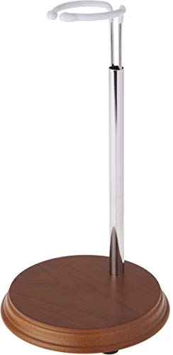 Bard's Chrome And Wood Doll Stand, 10" H X 5.5" W X 5.5" D, Pack Of 2 #TOP27