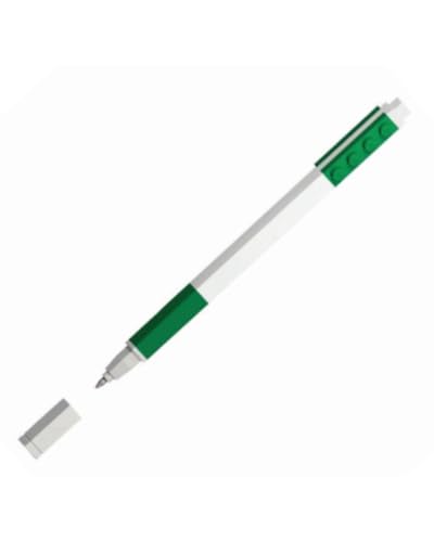 Jandaia, Caneta Gel Cor Verde LEGO® – Stationery | 1 unidade na Cor Verde | Material Escolar LEGO®