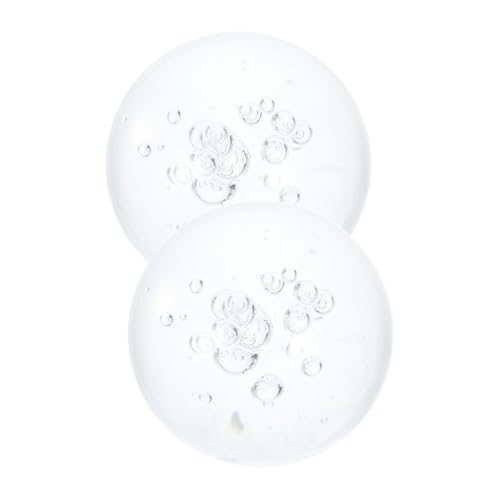 UPKOCH 2pezzi Sfere Trasparente Decorativo per Decorazione Oggetto Scena per Tavolo o Scrivania per Centrotavola Feng Shui e Installazioni Creative