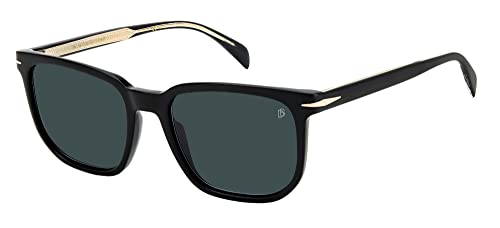 Lunettes de soleil de luxe David Beckham DB 1076/S en acetate noir premium