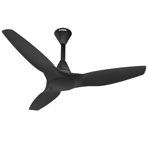 Image of Crompton New SilentPro Enso Senze 1200mm iOT BLDC Ceiling Fan | Premium Design | Wi-Fi, Bluetooth & Remote | Alexa & Ok Google |2x Low Noise |~50% Energy Savings | 4 Year Brand Warranty | Matte Black