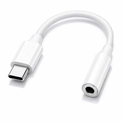 Adaptador USB-C para P2 3.5mm com Chip DAC, Conversor de Áudio Tipo C para Fone com Microfone, Áudio Estéreo Hi-Fi, Plug & Play, Compatíbilidade Universal Premium