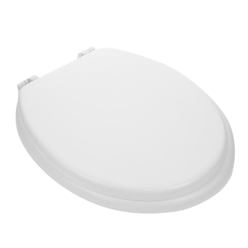 Hoement Asiento Inodoro Acolchado Espuma Suave Soporte Cómodo Fácil Limpieza Funda Cojín para Baño Hogar