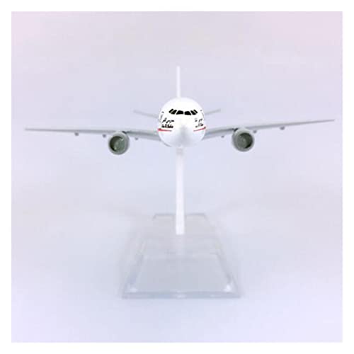 Modelo de avión Boeing B777-200 Leah Air 1:400 con base metálica 6