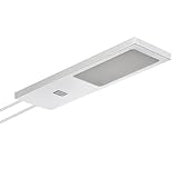 ✅ SOTECH set de 1 lampe de meuble LED GIULIA II avec capteur gris argenté, blanc chaud 2700K avec transformateur et distributeur