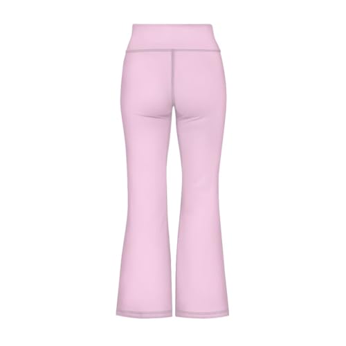 Image of Girls Leggings Floral Print High-Waisted Flared Pants 5-14 Years