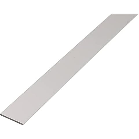 GAH-Alberts 473051 Perfil Lleno Plano Aluminio Anodizado Plateado Cover