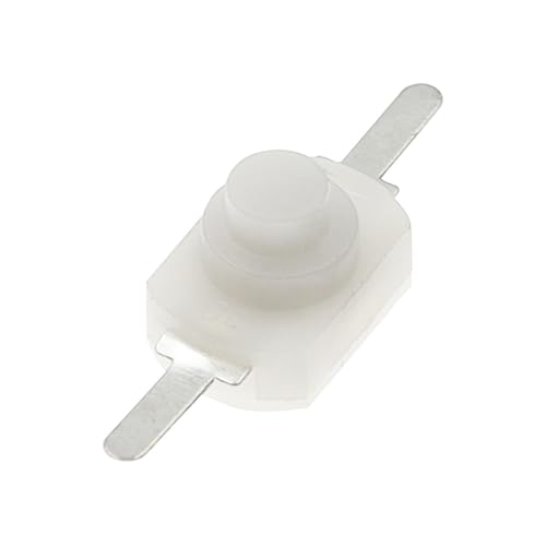 Interrupteur à bouton-poussoir 1288BM noir et blanc pour lampe de poche