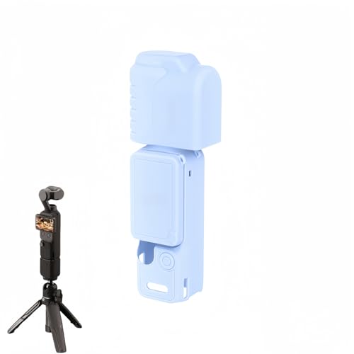DJI Osmo Pocket 4�Ή��ی�P�[�X �t���J�o���b�W ���h�~ �X�L���J�o�[ ���炩�Ȏ�G�� ���W���[�� Vlog�≮�O�B�e�ɑΉ� (�u���[)