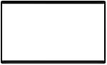 Quartet Wide-Format Magnetic Dry-Erase Board, Black Frame, Includes Mounting Hardware, 30” x 18” (6447448101)