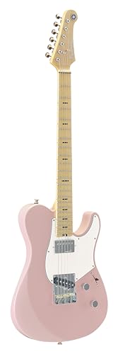 Pacifica SC Professional Electric Guitar with Maple Fingerboard, Ash Pink with Hard Case
