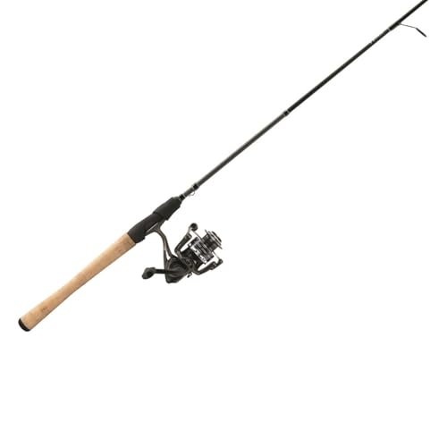 Lew's Speed Spool LFS Spinning Reel and Fishing Rod Combo, 5-Foot 10-Inch 2-Piece HM30 Graphite Blank Fishing Rod, Size 300 Reel, Right or Left-Hand Retrieve, Split-Grip Cork Handle