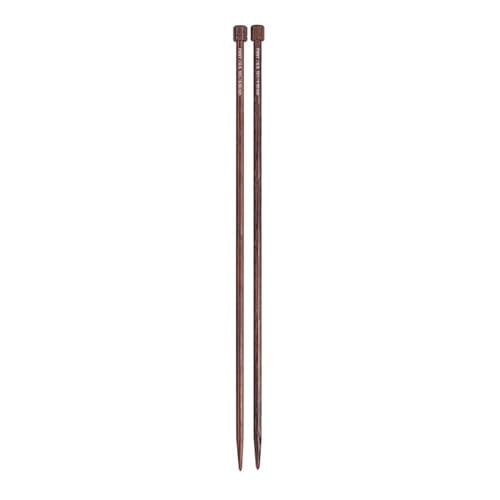 Pony Perfect Wooden Single Pointed Needles 35 cm 6.50 mm - 1 pc, Brown, (35cm, 6.50mm) - Image 2