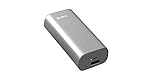 Batería de ion-litio Ksix BXBA4000UM02 - Batería externa de 4000 mAH, color plata