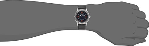 Image of TIMEX Leather Helix Raptor Water Resistant Analog Black Dial Men's Watch - Ti016Hg0000