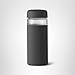 W&P Porter Glass Wide Mouth Bottle w/ Protective Silicone Sleeve | Charcoal 16 Ounces | On-the-Go | Reusable Bottle | Portable and Lightweight | Dishwasher Safe