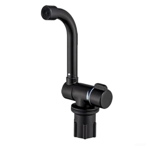 Grifo plegable para caravana rotación 360 y aireador de cobre oculto 2