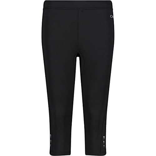 CMP - ¾-Stretchhose für Damen, Schwarz-Asphalt, D42