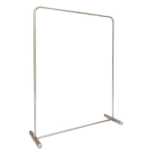 Portant à vêtements en métal 140 cm facile à assembler pour petits espaces
