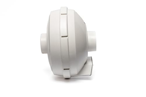 Image of Festa AMG Prowler Radon Fan - Quiet and Energy Efficient 221 CFM Radon Mitigation System Inline Fan - 3 inch Electric Inline - Made with Glass Reinforced Poly-Resin - White