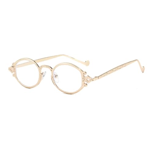 Lunettes de soleil œil de chat en métal de luxe pour femme style vintage