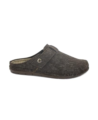 Chaussons homme feutre laine Grunland Siru contre les pieds froids
