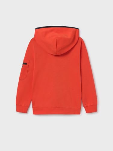 Mayoral Interlock Pullover for Boys Tangerine2