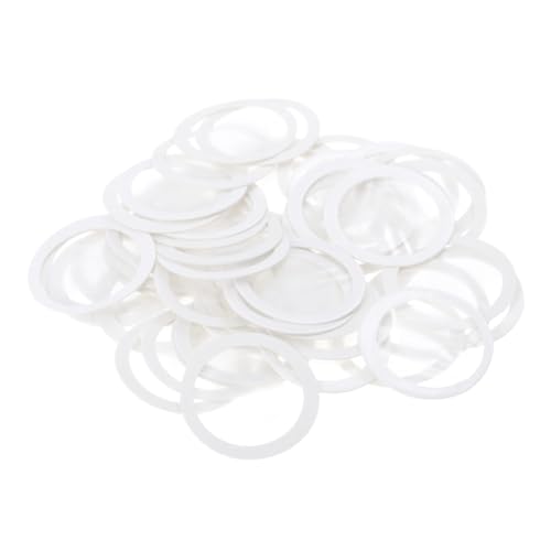 BESTonZON 50pcs Flute Diaphragms Plastic Flute Membranes Easy Install Remove Music Instrument Accessory
