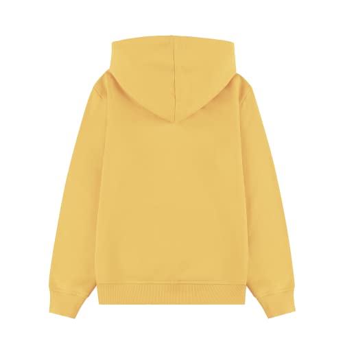 Kid Nation Kids' Soft Brushed Fleece Casual Basic Pullover Hooded Sweatshirt Hoodie for Boys or Girls 4-12 Years2